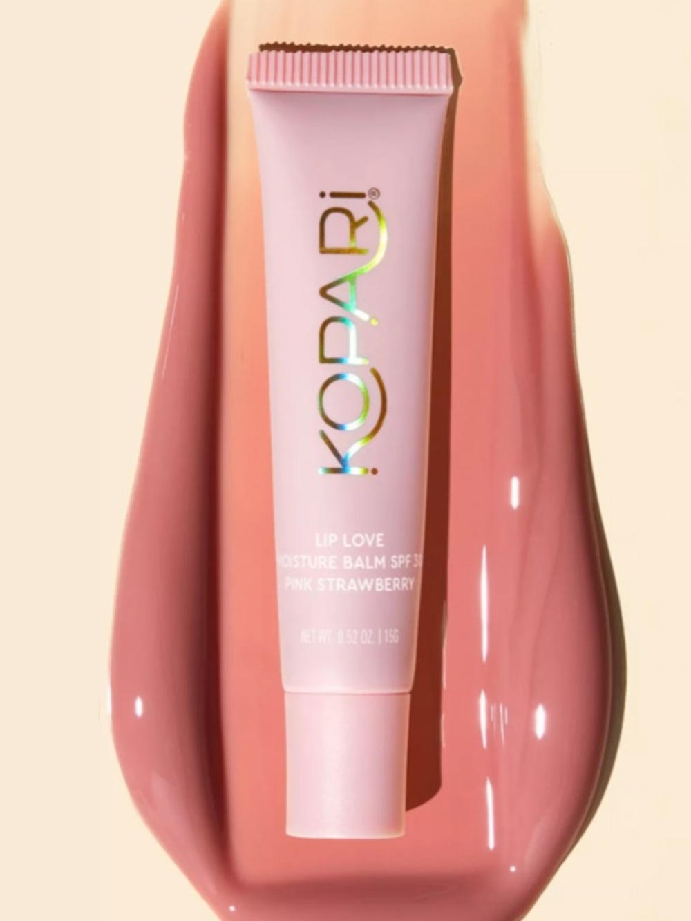 Kopari Lip Love Moisture Balm — Pink Strawberry 🍓